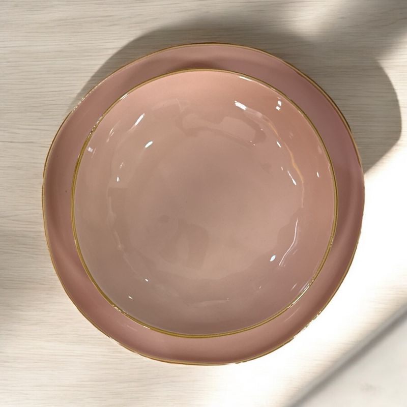 Servizio 12 pezzi - Concerto Rosa Cipria Rose &amp; Tulipani 