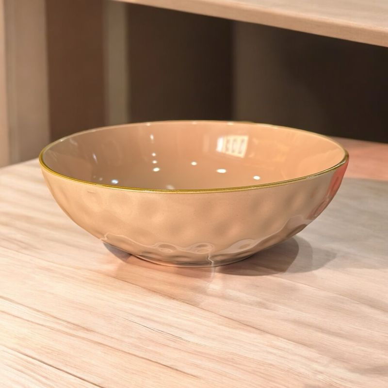 Insalatiera cm.26 Concerto Rosa cipria - Rose e tulipani 