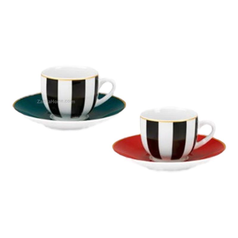 Set 6 tazze con piattino - Royal Fade