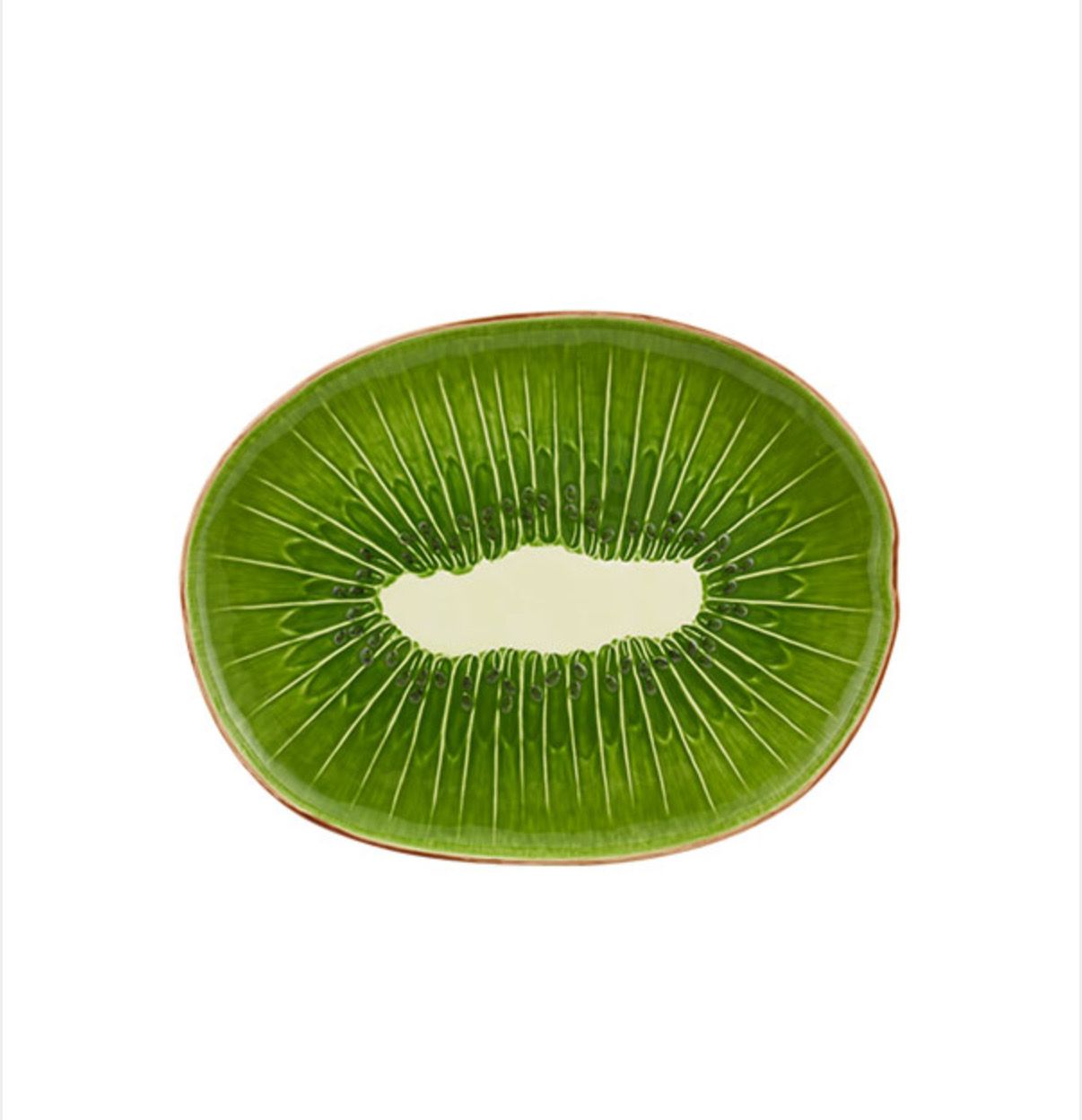 Piatto ovale Kiwi - frutta tropicale Bordallo Pinheiro