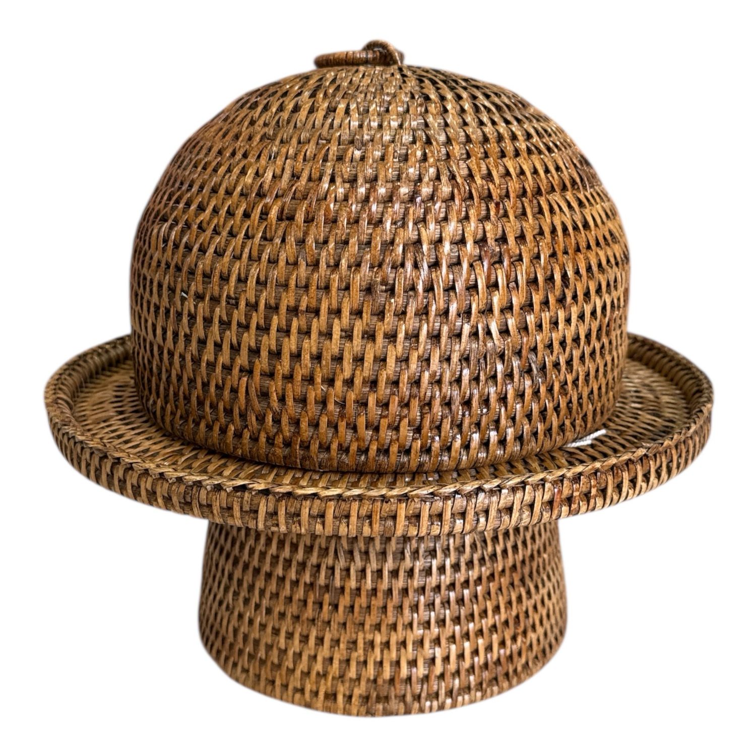 Alzata torta + cloche media - Radici Midollino Sambonet 