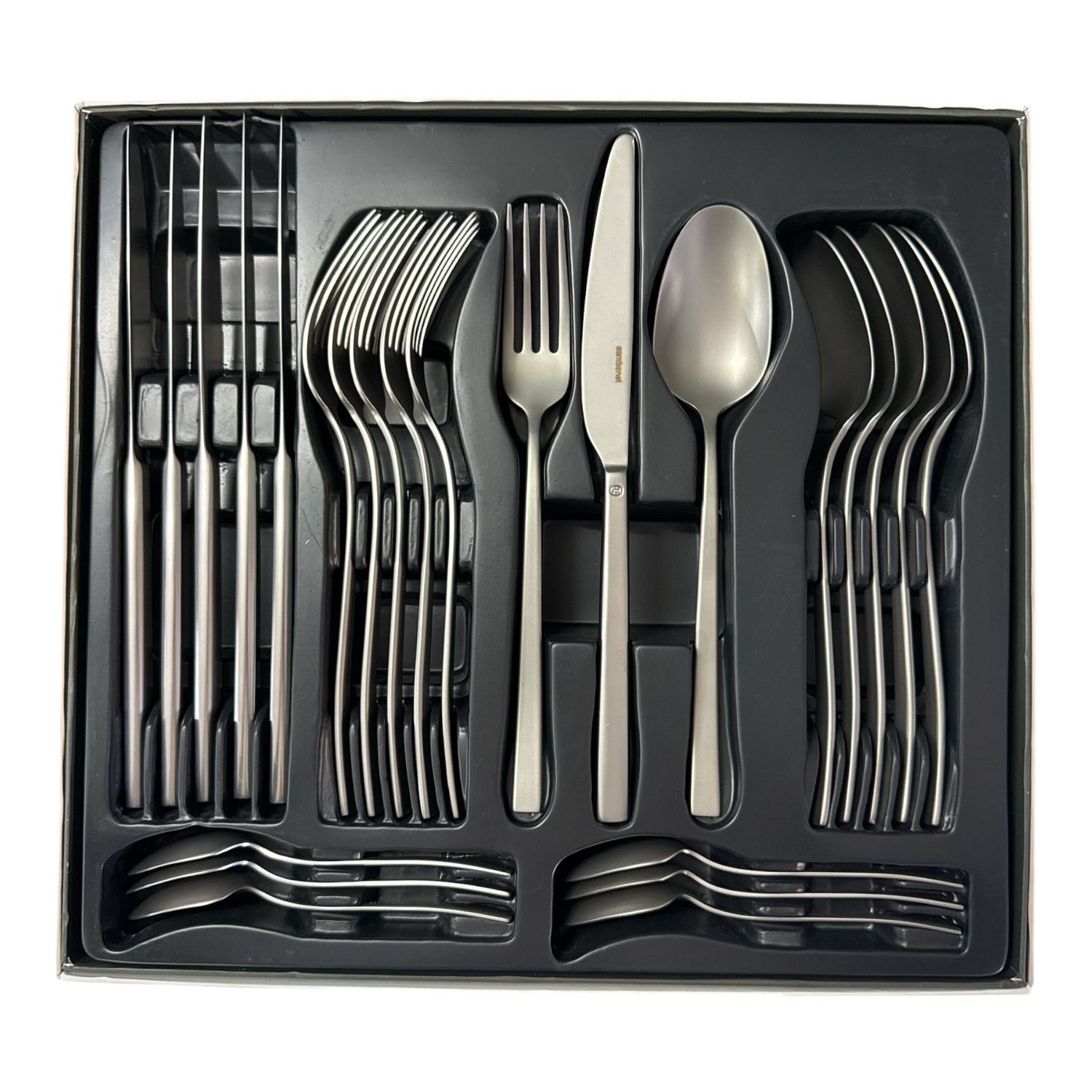 Set 24 pezzi Rock antique inox satinato - Sambonet 