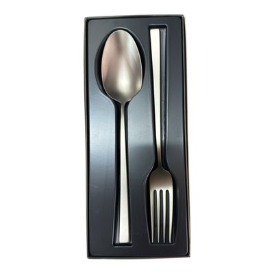 Confezione 2 pezzi a servire - Rock antique inox satinato Sambonet 
