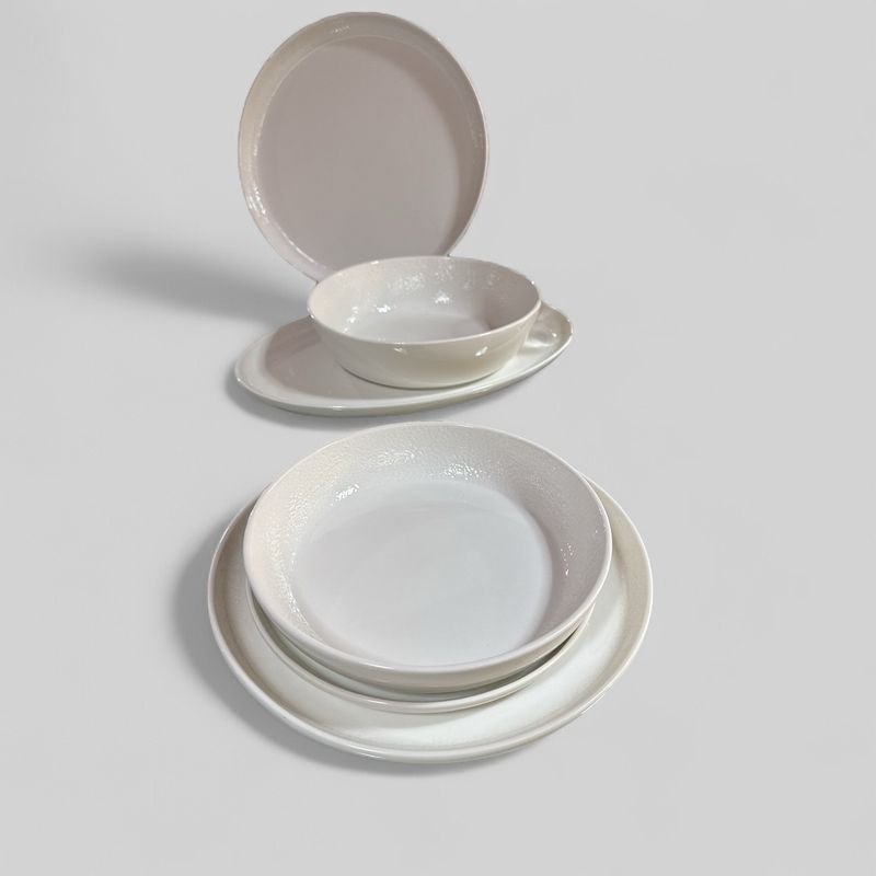 Servizio piatti 39 pezzi - FUSION BIANCO Galbiati