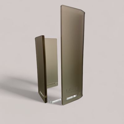 Porta bicchieri singolo - Mediterranea fumé marrone satinato