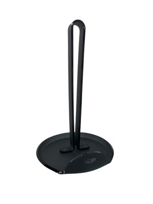 Porta rotolo - Atlantica fumé grigio satinato 