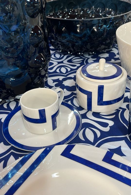 Set 13 pezzi caffè - Seventy blu Livellara 