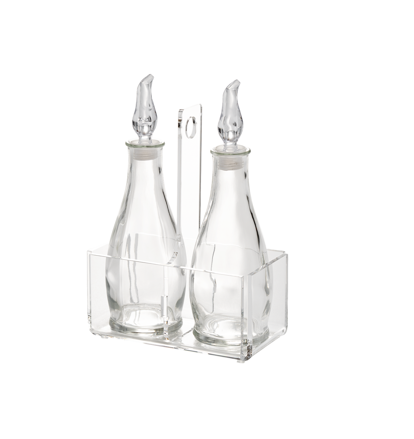 Porta olio e aceto - Mediterranea trasparente