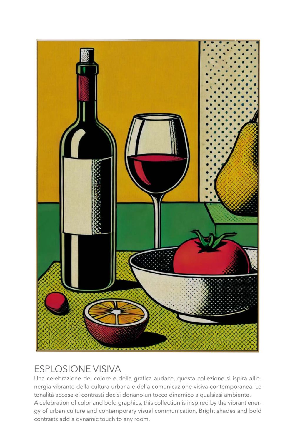 Quadro 50x70 Popland decoro 1 - Linee