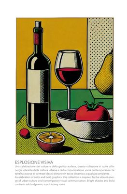 Quadro 50x70 Popland decoro 1 - Linee