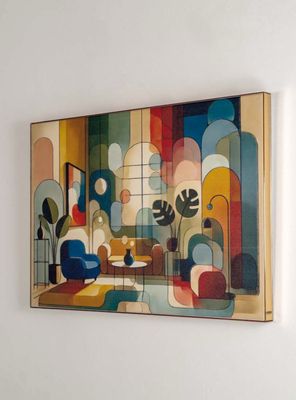 Quadro Ambient decoro 6 - Linee