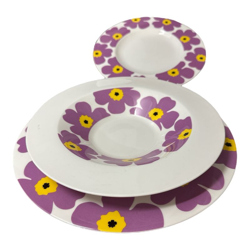 Servizio tavola 36 pezzi + servizio caffè 12 pezzi - Hello Violet 