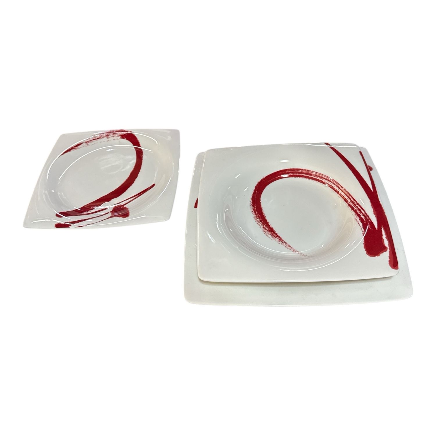Servizio 39 pezzi Paint Red Livellara 