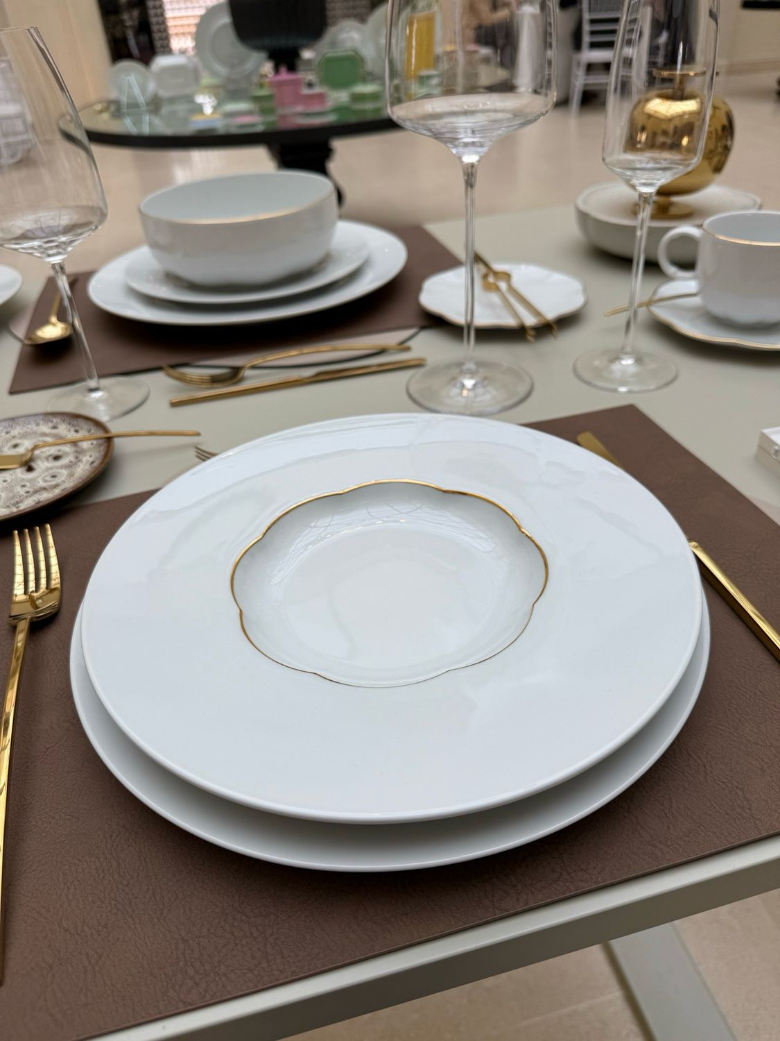 Servizio 36 pezzi - Sonetto filo oro Rosenthal 