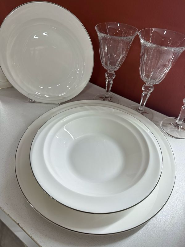 Dune platino - Servizio tavola 39 pezzi 