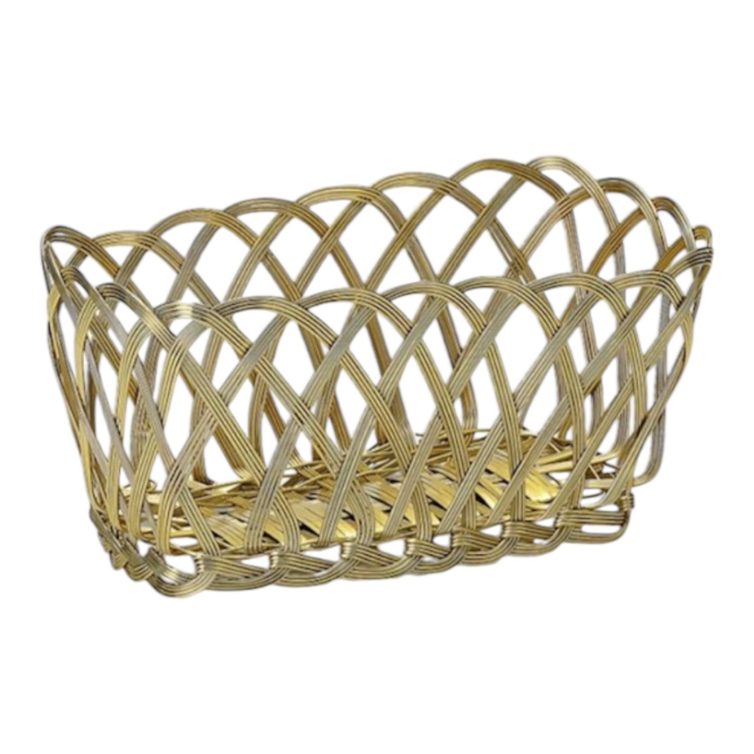 Cestino rettangolare intreccio - Bitossi 