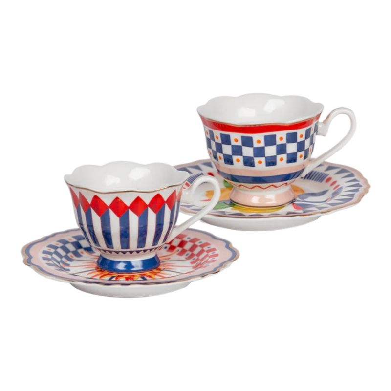 Set 6 tazze caffe - Dolce vita Baci Milano