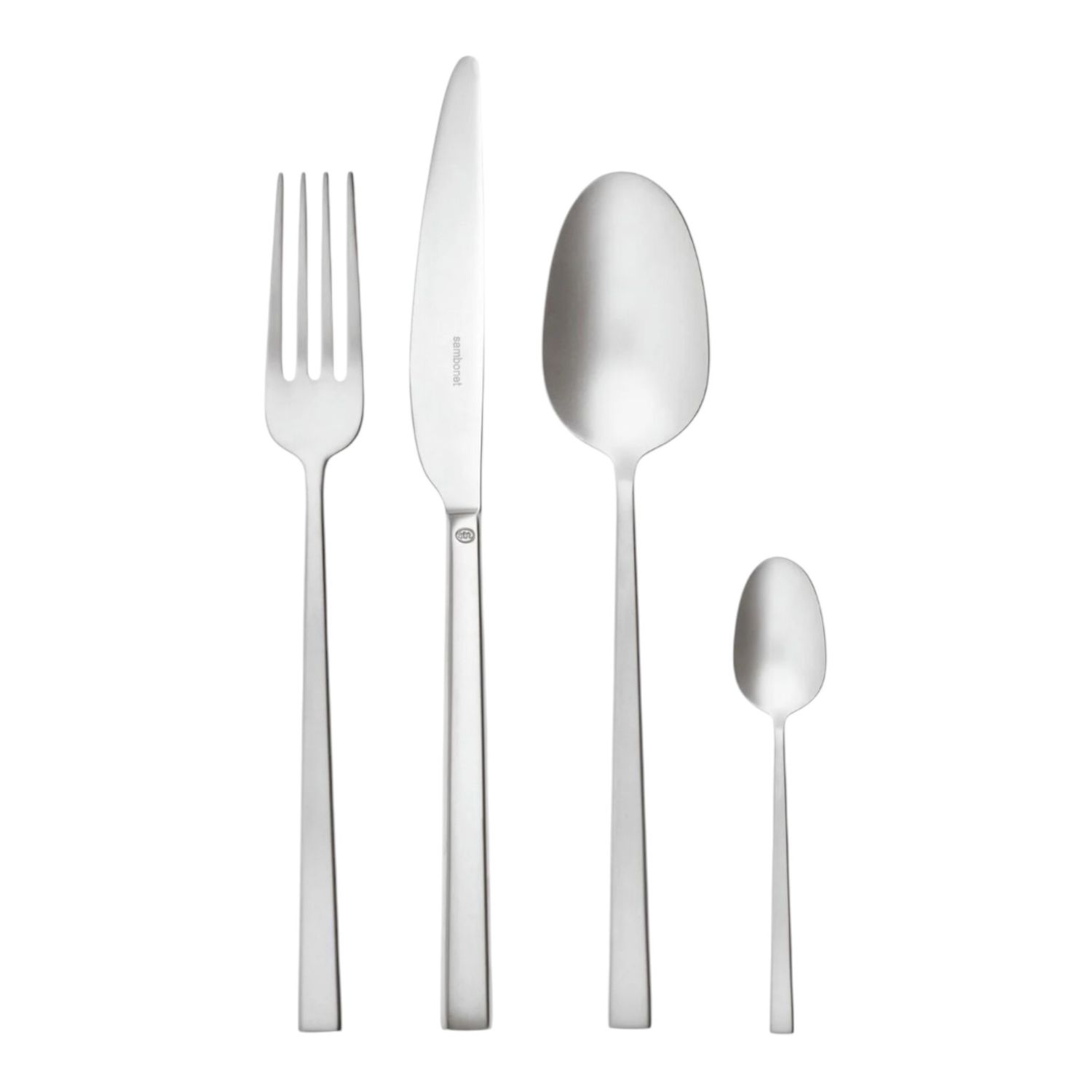 Set 24 pezzi Rock antique inox satinato - Sambonet 