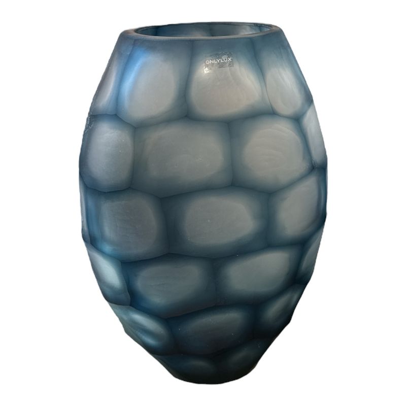 Geode - Vaso ovale cm.31 blu Onlylux 