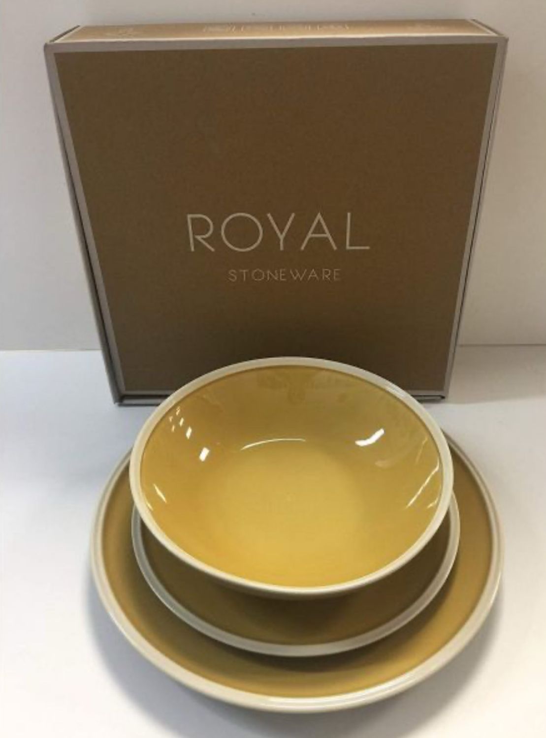 Set 3 pezzi - Royal Stone Yellow 