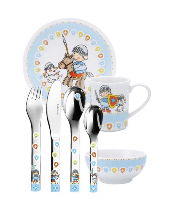Set Pappa 7 pezzi stoviglie bambino - Miko Mepra 