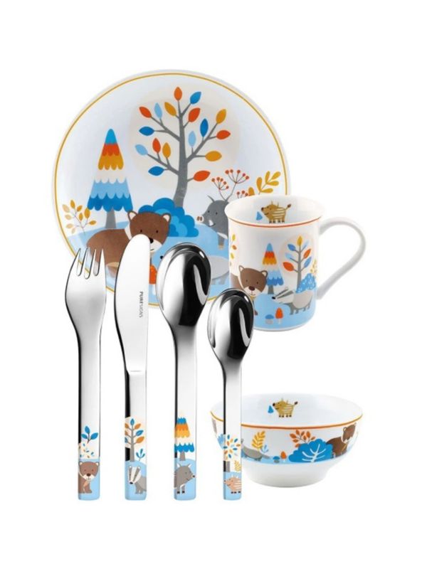 Set Pappa 7 pezzi stoviglie bambini - Friends Mepra 