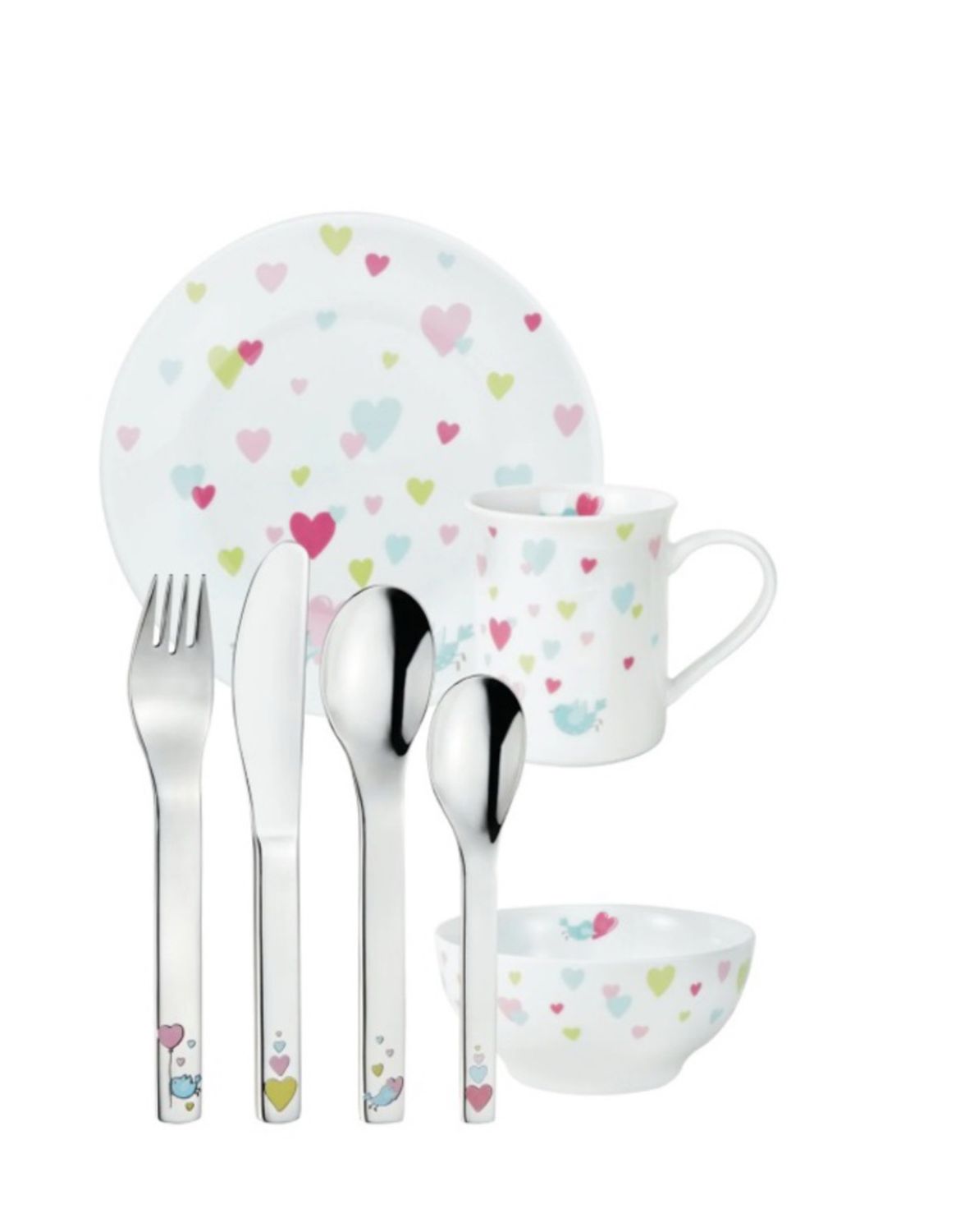 Set Pappa 7 pezzi stoviglie bambini - Cora Mepra 