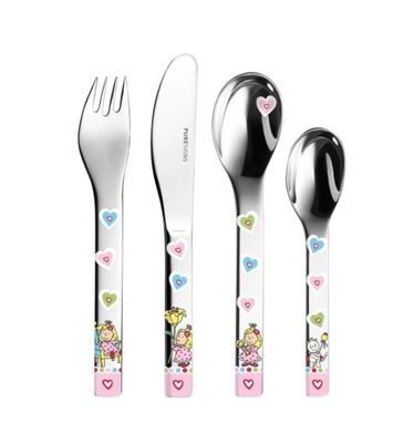 Set 4 posate per bambini acciaio - Nelia Mepra