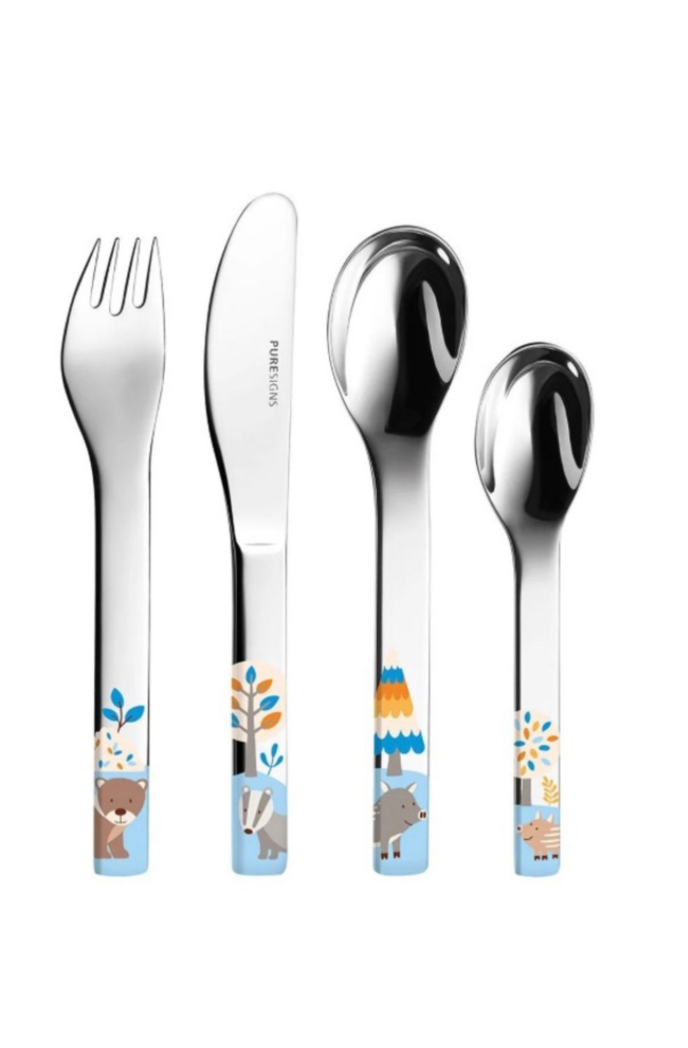 Set 4 pezzi posate per bambini - Friends Mepra