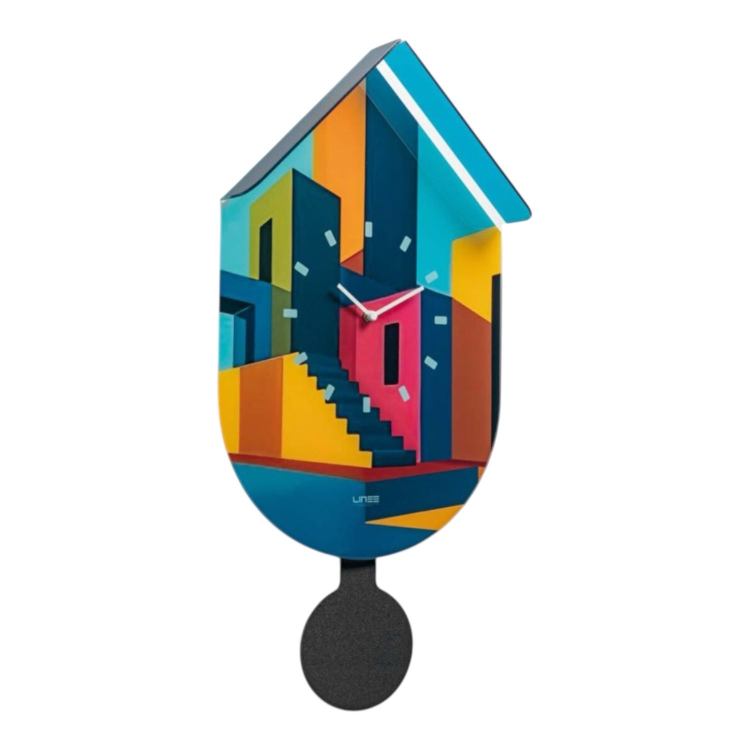 Orologio Hut Houses plexiglas - Linee