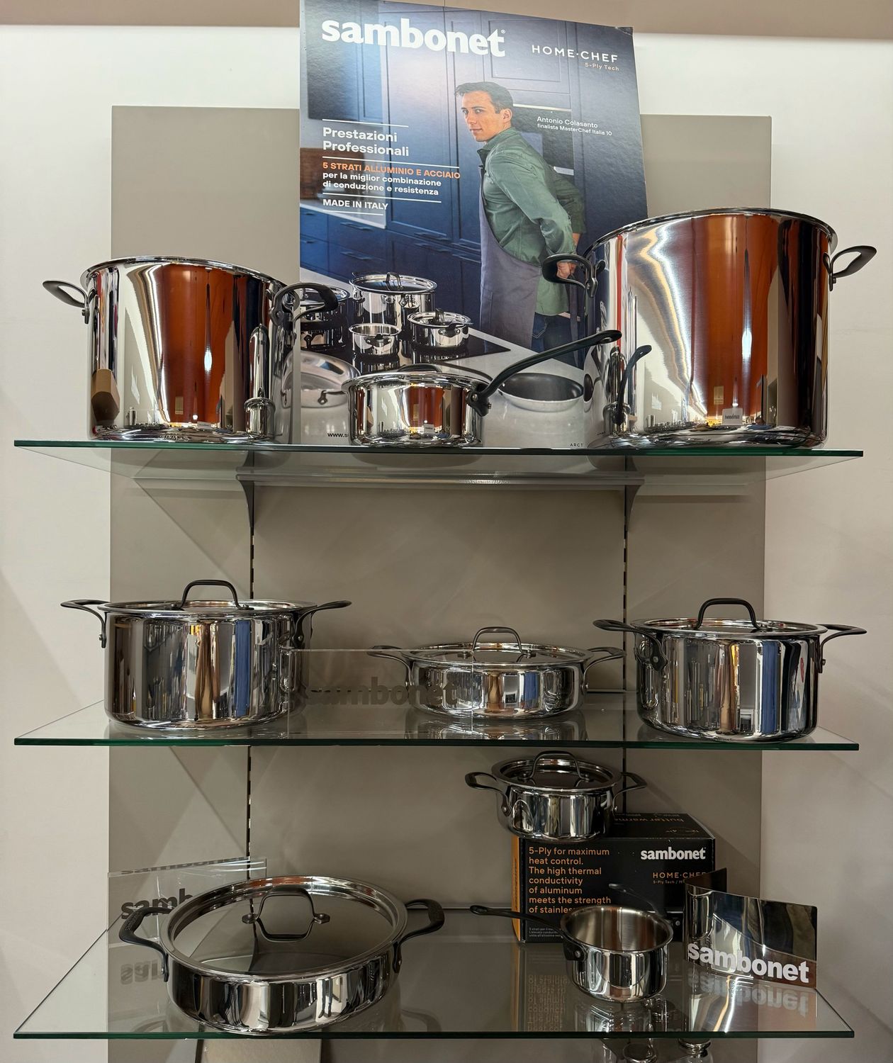 Batteria pentole 17 pezzi - Home Chef Sambonet