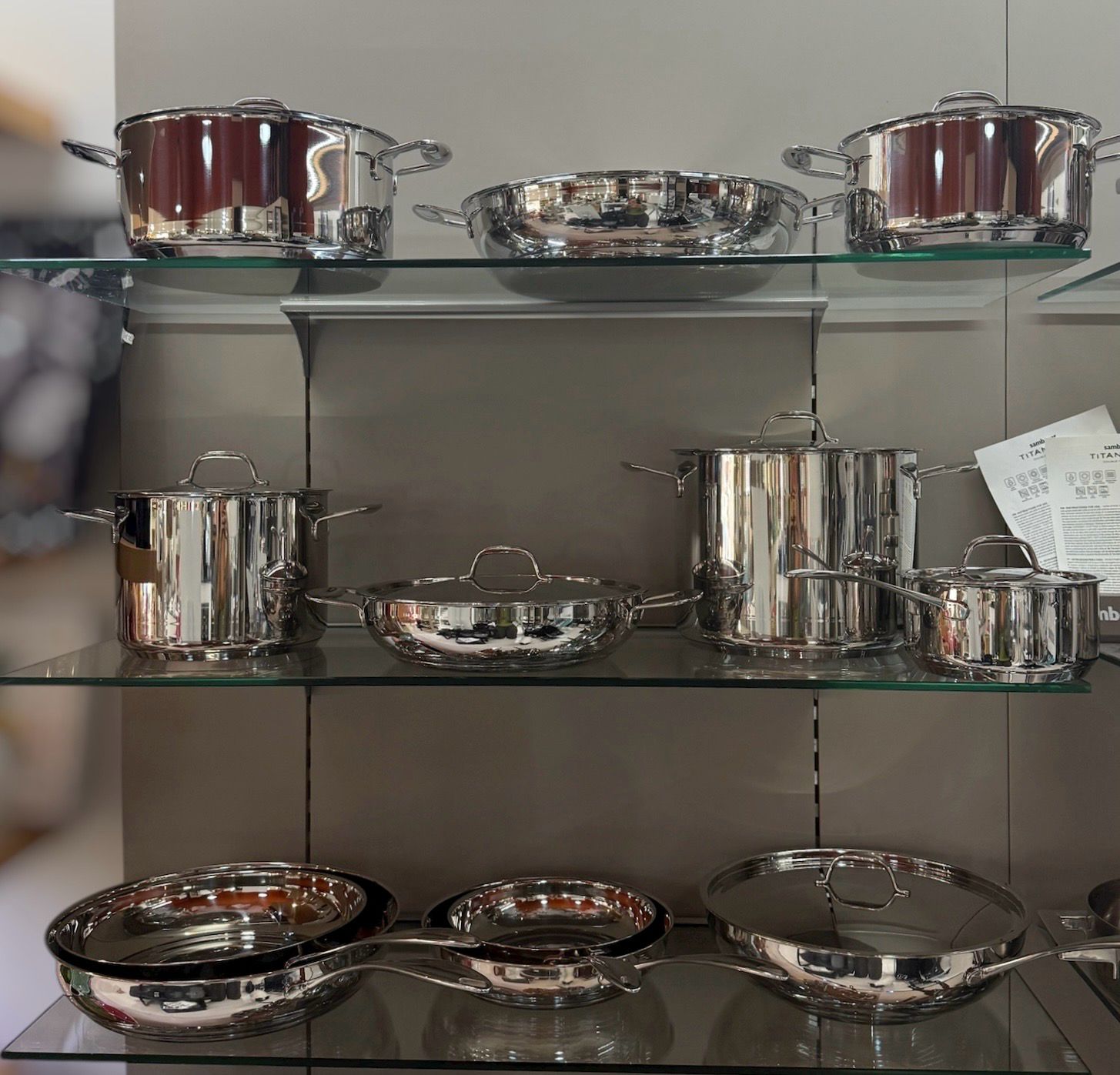 Batteria pentole e padelle 20 pezzi - Glamour inox Mepra 