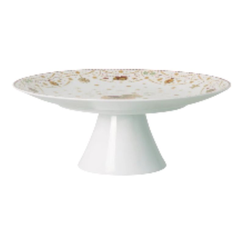 Piatto torta con piede grande - Christmas love Hutschenreuther