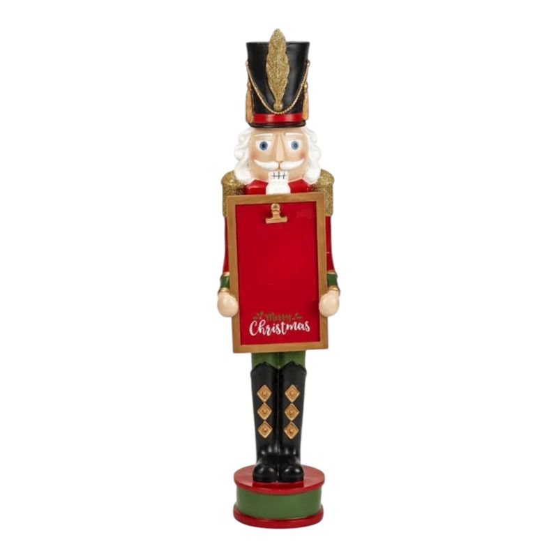 XMAS TOWN - schiaccianoci con lavagna cm.94