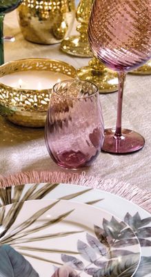 Set 6 bicchieri acqua - Braies porpora Fade 