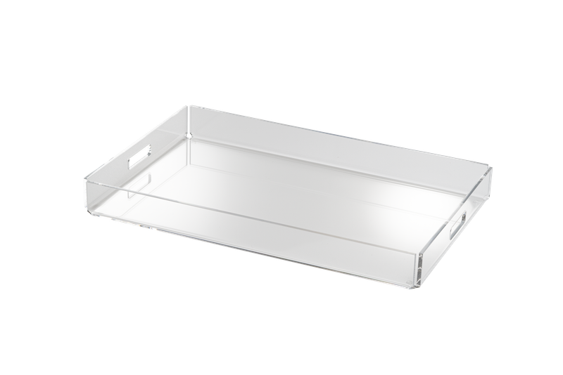 Vassoio rettangolare + misure plexiglas - Mediterranea trasparente