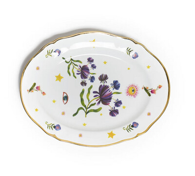 Vassoio ovale cm34 - La Tavola Scomposta Fabula Bitossi Vassoio ovale cm34 - La Tavola Scomposta Fabula Bitossi
