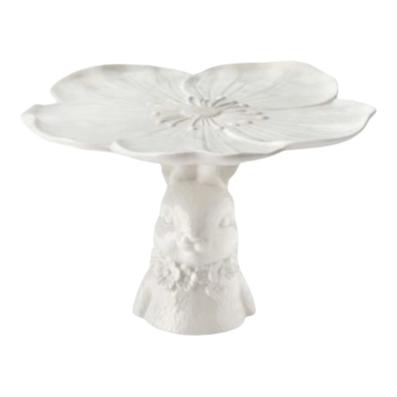 Alzata cm.22x23x14,5 porcellana - Bunny Fade