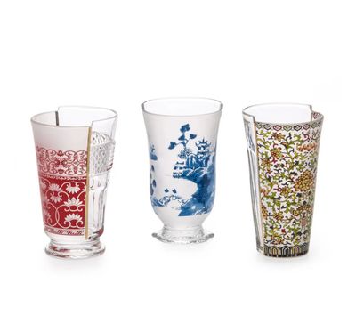 Set 3 bicchieri cocktail - Hybrid Clarice Seletti