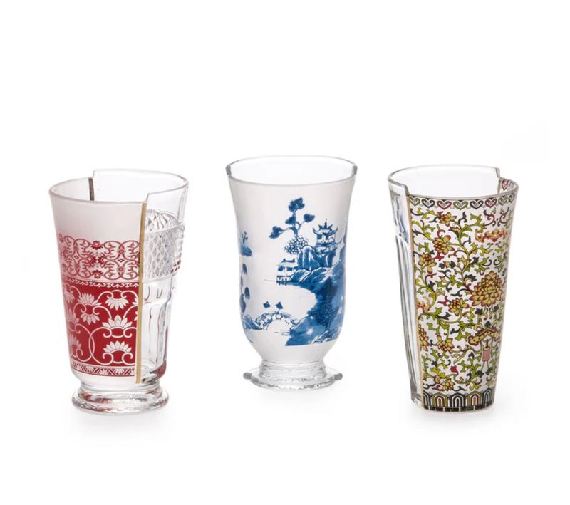 Set 3 bicchieri cocktail - Hybrid Clarice Seletti