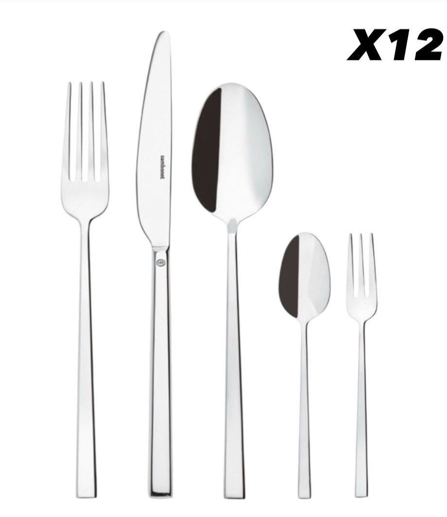 Rock inox Sambonet - Set 60 pezzi  