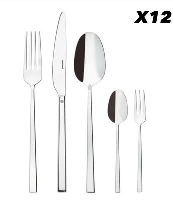 Rock inox Sambonet - Set 60 pezzi  