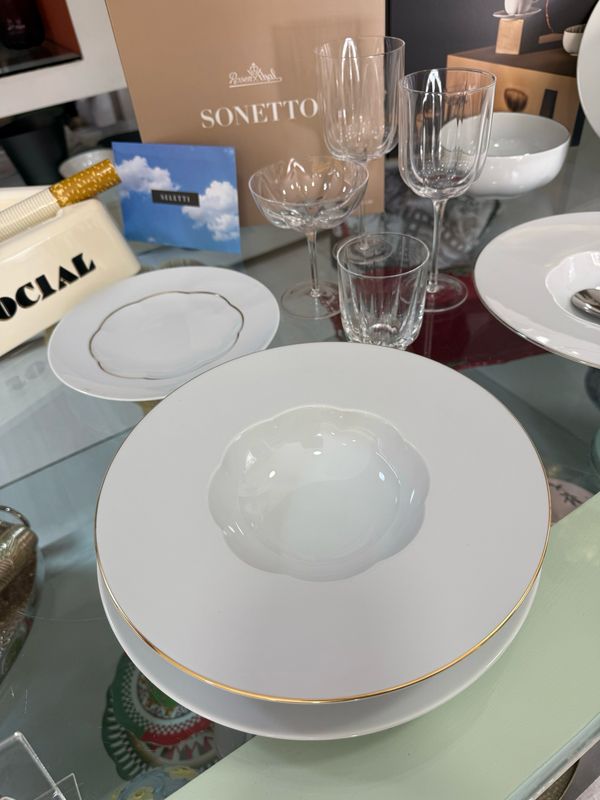 Sonetto gourmet filo oro Rosenthal - 36 pezzi 