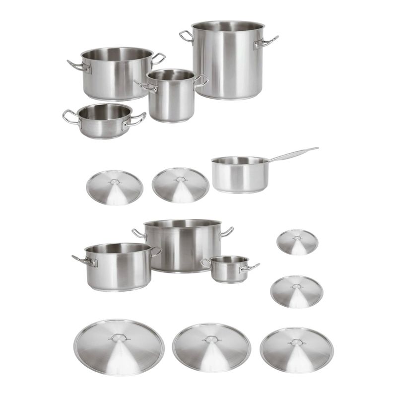 Batteria pentole 15 pezzi - Serie 2000 Paderno