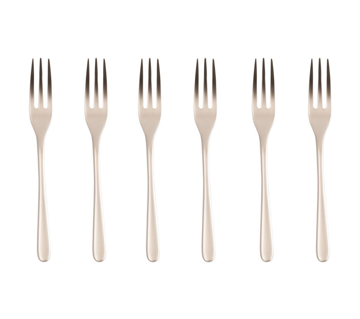 Set 6 forchettine dolce - Taste champagne Sambonet