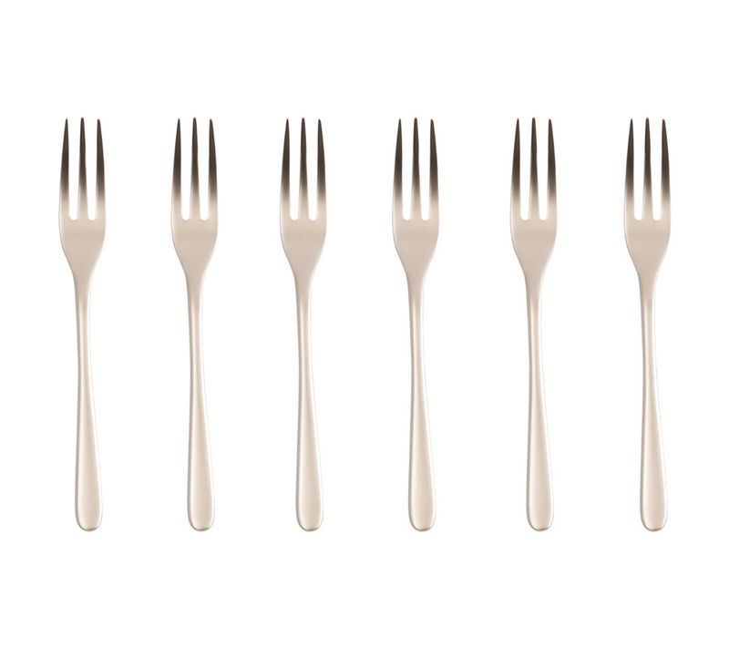 Set 6 forchettine dolce - Taste champagne Sambonet