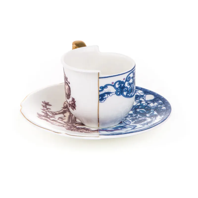 Hybrid Euphemia Seletti - tazza caffè con piattino Hybrid Euphemia Seletti - tazza caffè con piattino