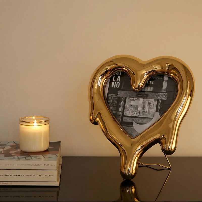 Melted Heart Gold - cornice Seletti