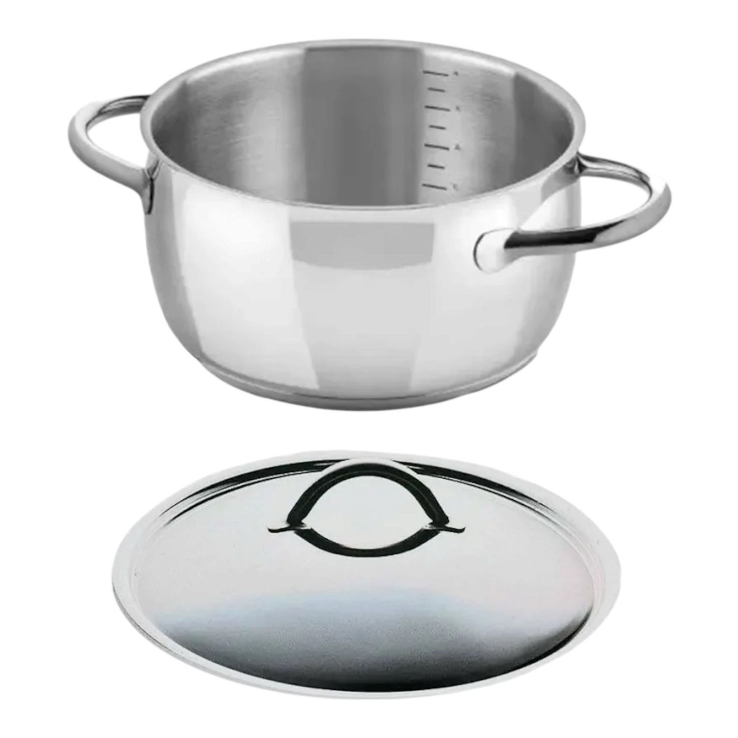 Casseruola cm.28 con coperchio - 1950 Mepra 
