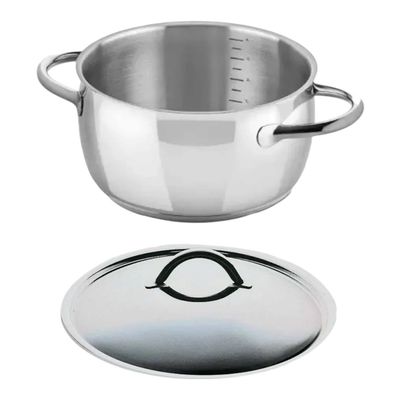 Casseruola cm.28 con coperchio - 1950 Mepra 